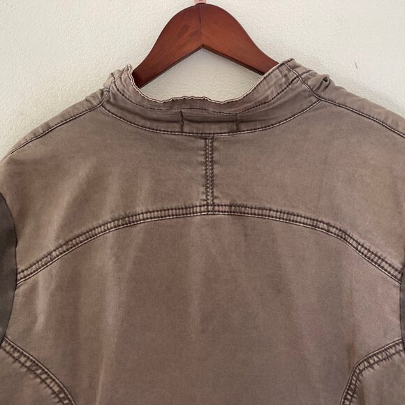 MARRAKECH Brown Moto Jacket with Assymetrical Zipper; Size 1X is NWOT! - Picture 3 of 7
